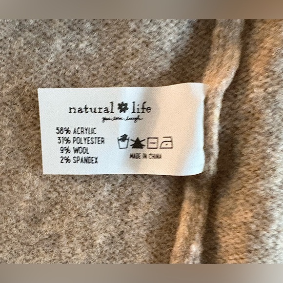 NWT, Natural Life Cropped Wool Blend Tank, Size Small - Picture 4 of 8